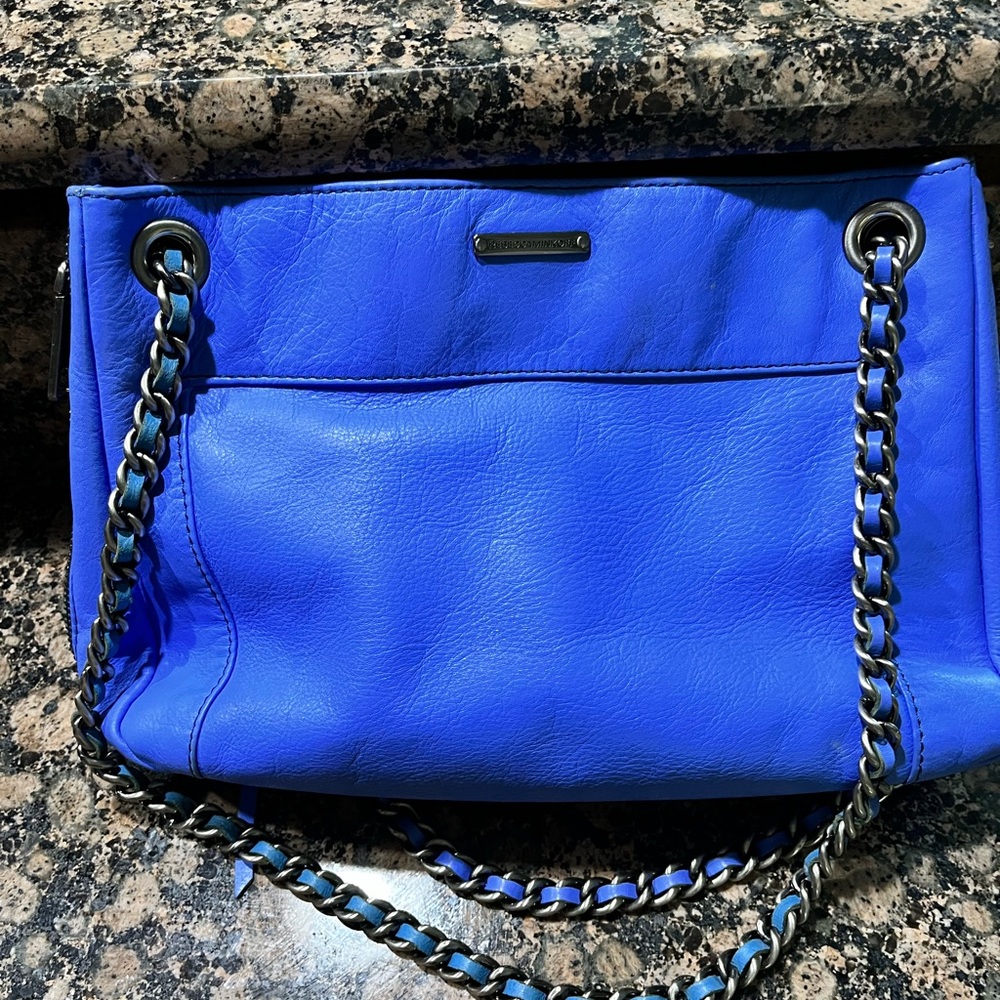 Rebecca Minkoff blue bag. EUC